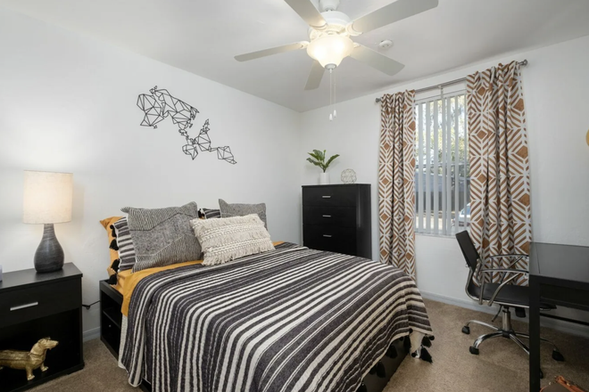 Sample room layout - Private bed/bath in 4x4, $609/mo — The Landings at Bivens Arm