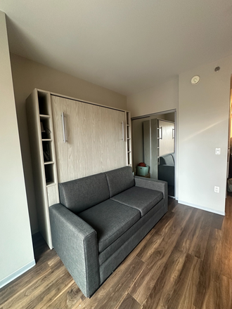 Bedroom/living room - Summer sublet - studio at Link Evanston Apartments