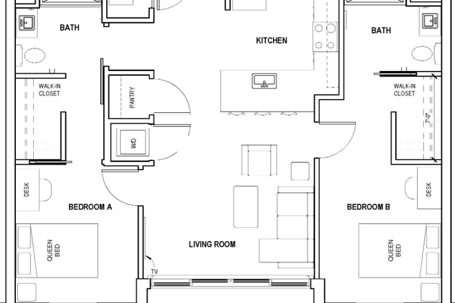 floor plan - The Coda Apartments