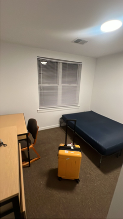 Bedroom - South Campus Commons. Bedroom, Bathroom, Kitchen, Laundry, Living Room.
