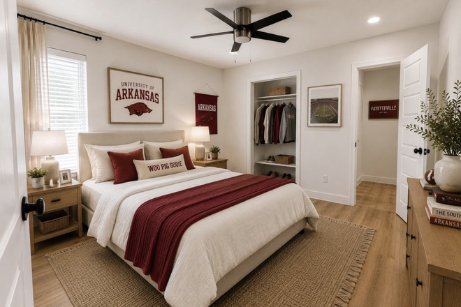 Second bedroom - Clean, Safe, Perfect Location and Walking Distance to Bus Stop Townhome