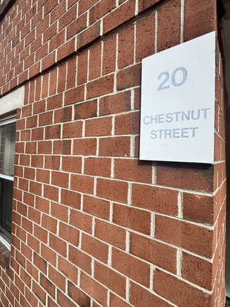 Exterior Signage - 20 Chestnut St, 2Bed Near BU Bridge & Central Square. Condo