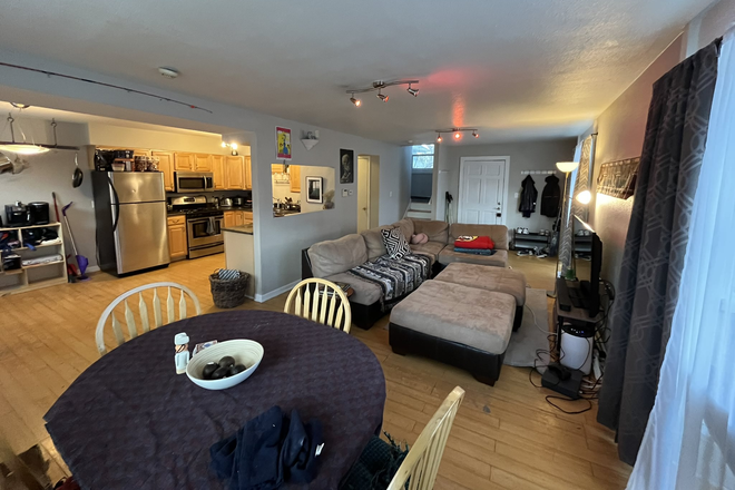 Photo from front window - Upstairs room in a 2 unit house on the corner of Folsom & Mapleton Ave.