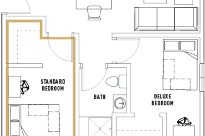 Bedroom - Campus Edge
