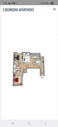 Apt layout. Bedroom will be posted when roommate moves out - Reserve at Temple Terrace. Master Bedroom for rent