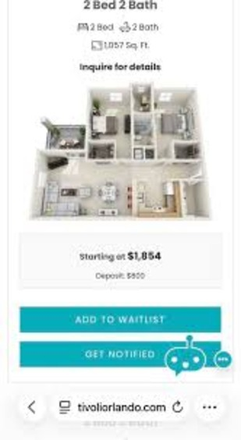 Floorplan - Tivoli Apartments