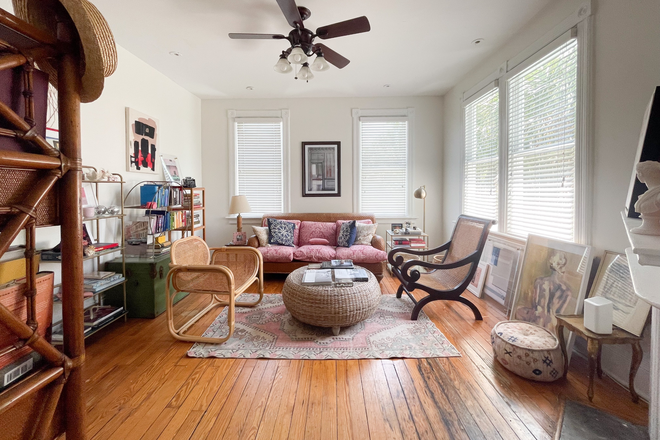 Living room - Furnished Downtown Condo Close to Campus