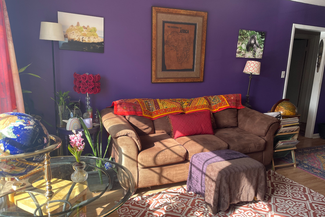 Living Room - Quiet Comfort. UVA Convenience. 2 BR Stonefield condo.