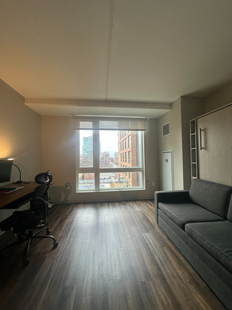 Bedroom - Summer sublet - studio at Link Evanston Apartments