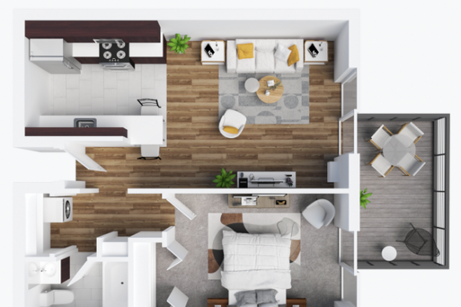Floorplan - The Parker Off Pearl