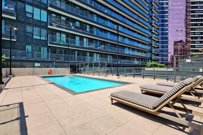 Rooftop Pool and Patio - Furnished Studio Apartment for Summer