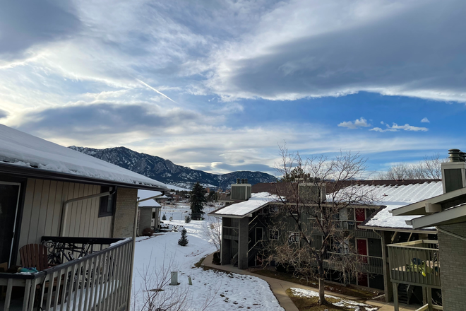View from Balcony - Peppertree Condos, off Baseline and Foothills