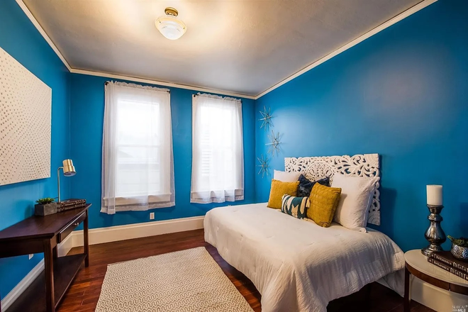 This is the downstairs bedroom for rent, $1,400/month. - Room for rent near Berkeley and Emeryville borders