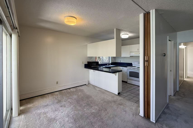 kitchen and hallway on the right - 9 min walk to campus, safe, lots of natural lighting