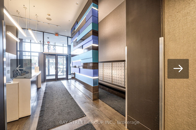 Front Lobby - Bright and modern, fully furnished den at 297 College Street.