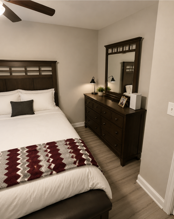 Bedroom - Furnished Room in Spacious Townhome Ideal for Graduate Students