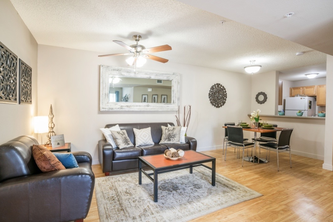 Living room - Knights Circle Apartments