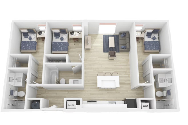 Floor Plan - Vox Miami Phase 1 Apartments