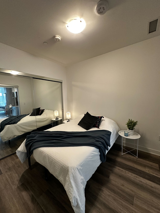 Bedroom - Private Room in Co-Living Unit – 60 Princess St, Toronto