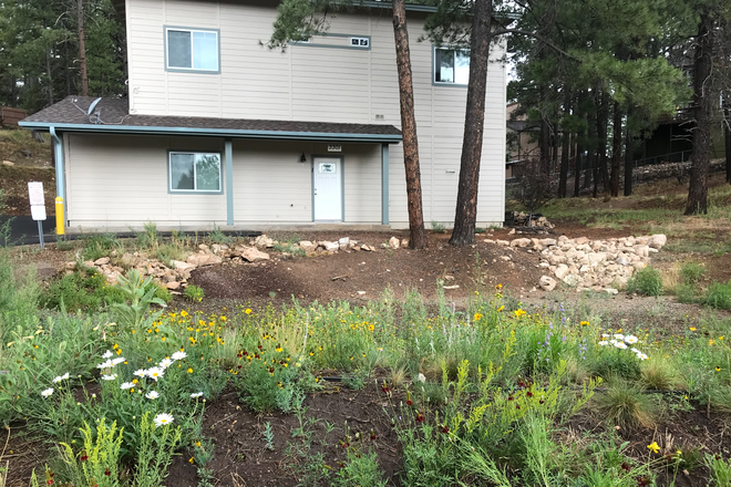 Front of unit - Quiet 4-bedroom townhome near NAU with private entry and dedicated parking