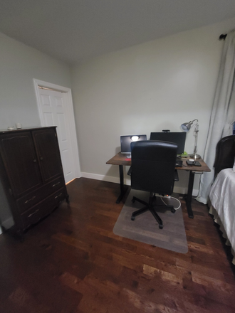 View of work station - Large, Bright Furnished Room with Private Bath
