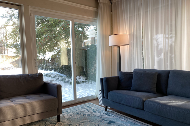 Living Room - Private room and bath with private entrance - Garage parking space