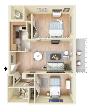 Room with half bathroom - Dexter Park