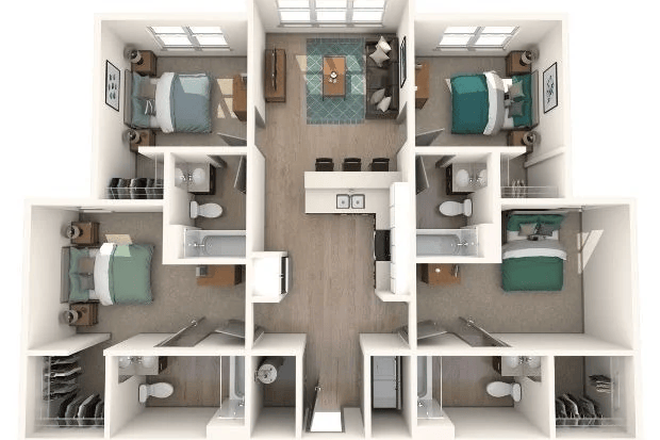 Bedroom listed is one behind the couch of the living room. - Finmore Apartment Lease Takeover