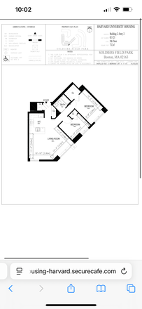 Floor plan - Soldiers Field Park Apartments