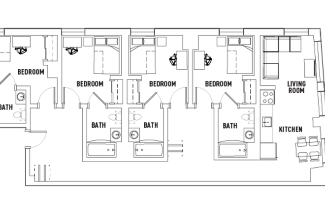 Map - LightView Apartment, Super Close to the Campus