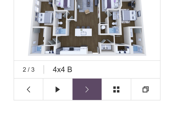 Bedroom plan - The Jolly Roger Apartments