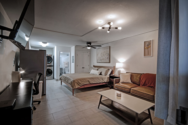 Living room/Bedroom - FURNISHED unit Admiral Apartments