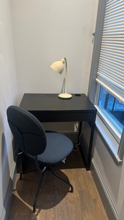 desk area - 1B Avail in 3B1B Apartment | 3 Blocks from Northeastern campus | Balcony | In-Unit Laundry