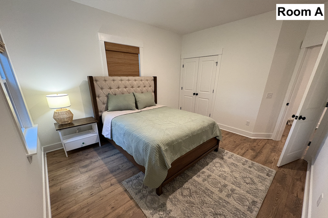 Downstairs bedroom - Private room for rent in brand new 2026 home!