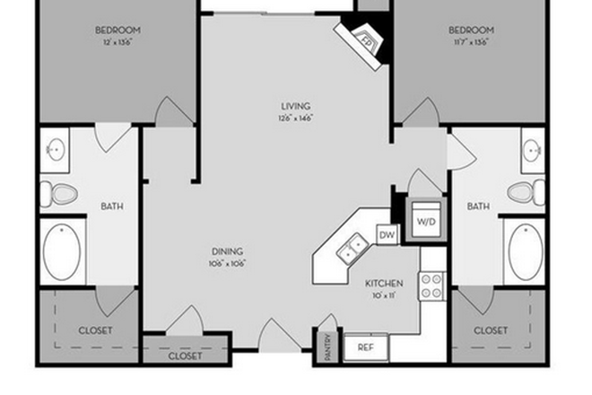 Floor Plan - Regents La Jolla Apartments