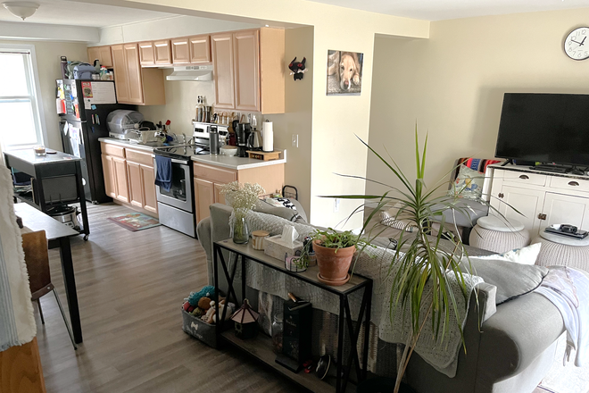 Living Room - 6 Miles from Campus - 2 Bed/1 Bath Apartment with Heat Included
