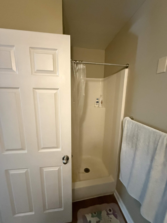 Shower area - Launch Apartments