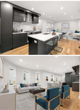 Living Room - Luxury Condo close to campus and Green Line