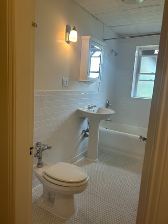 bathroom - Avail 8/15 - 2 bedroom, hardwood flrs, tons of closet space, storage, terrace, yard, on-site laundry