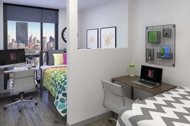 Bedroom setup (this is a photo from the website), please contact me or more information - Lightview Apartment: Summer Sublease