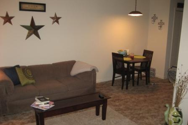 Living Room and Dinning Room - 1337 Walker St. 1BR Apt, Great Location, Available August, all appliances, Close to Campus