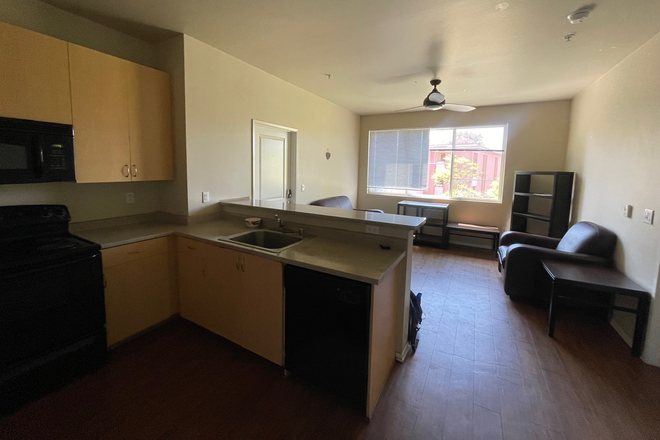 Kitchen/Living Room (from Front Door) - Puerta del Sol Apartment (JULY ONLY Summer Sublet)
