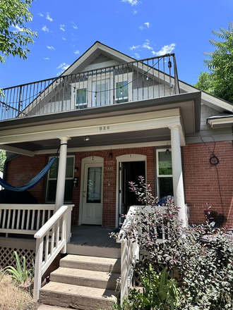 The house is split the door on the left is a bedroom that’s already been taken - 856 tenth street