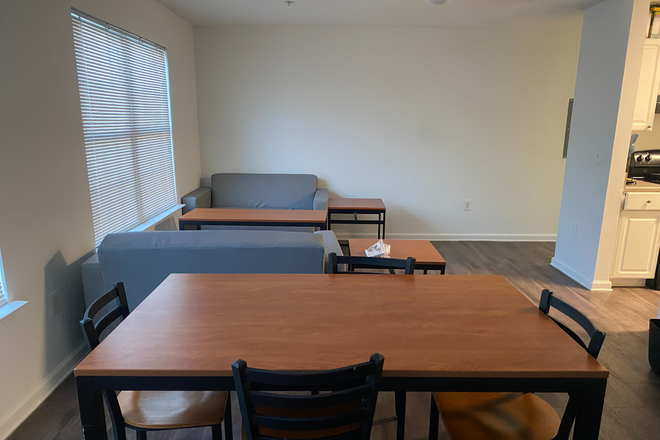 Living Room - The Courtyards at UMD Apartments