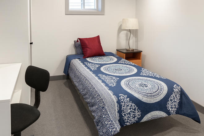 Bedroom B: $980 Private room with Single sized bed - Private rooms in a shared basement at Keele St, York. Utilities included!