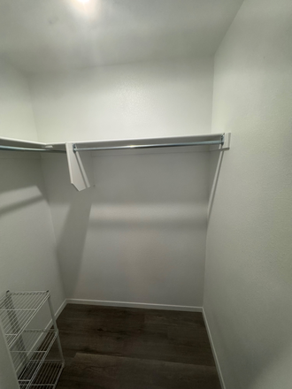 Walk in closet - House near University of Arkansas Campus