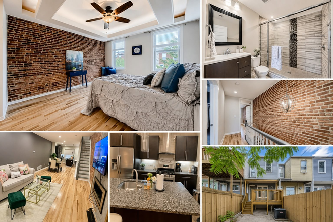 Master bedroom, master bathroom, kitchen, living room, backyard - 2 Rental Units in Townhouse (Master bedroom/master bathroom + second bedroom/private bathroom)