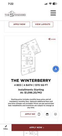 floorplan - The Standard at boone
