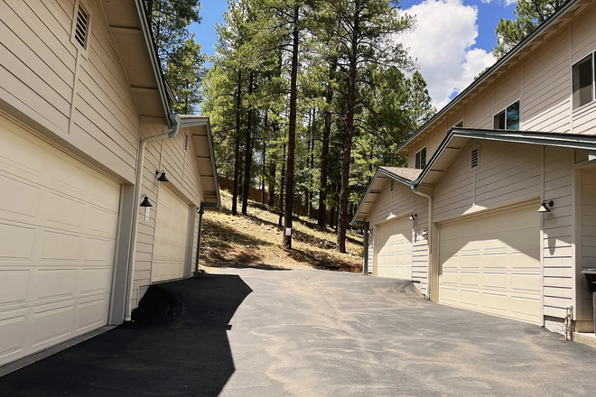 Shared driveway in complex - Quiet 4-bedroom townhome near NAU with private entry and dedicated parking