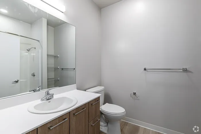 Bathroom, there is a medicine cabinet above toilet now - Fieldstone Slate